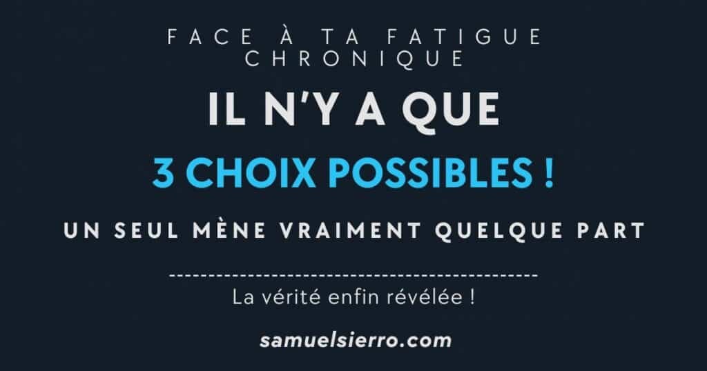 sortir de la fatigue chronique 0