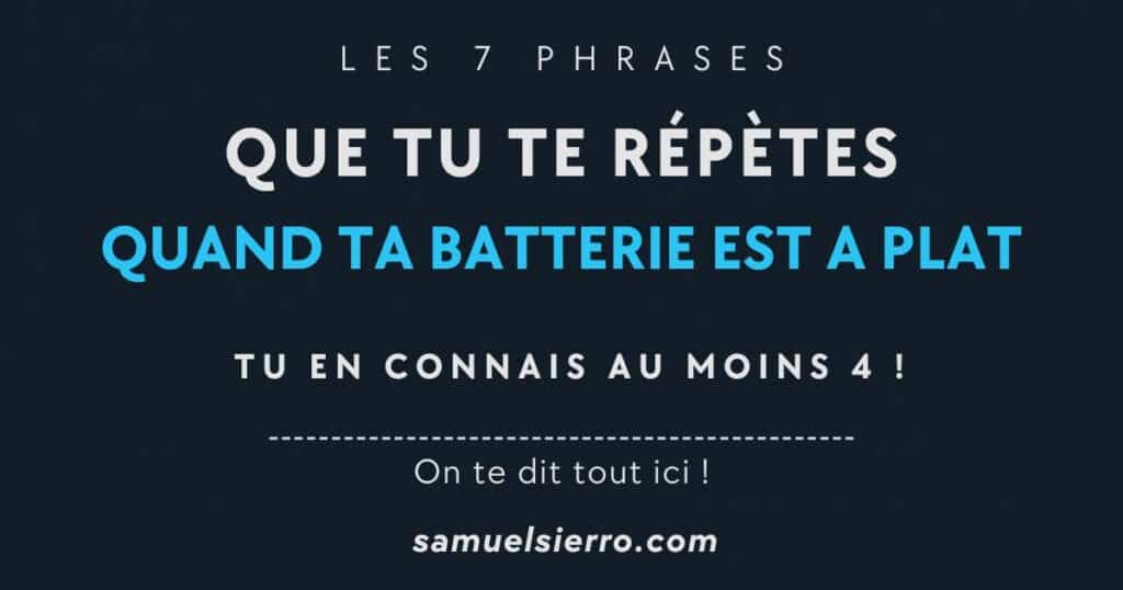 batterie a plat 0